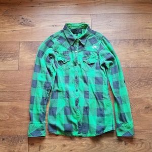 *SOLD* Fox Plaid Button Down